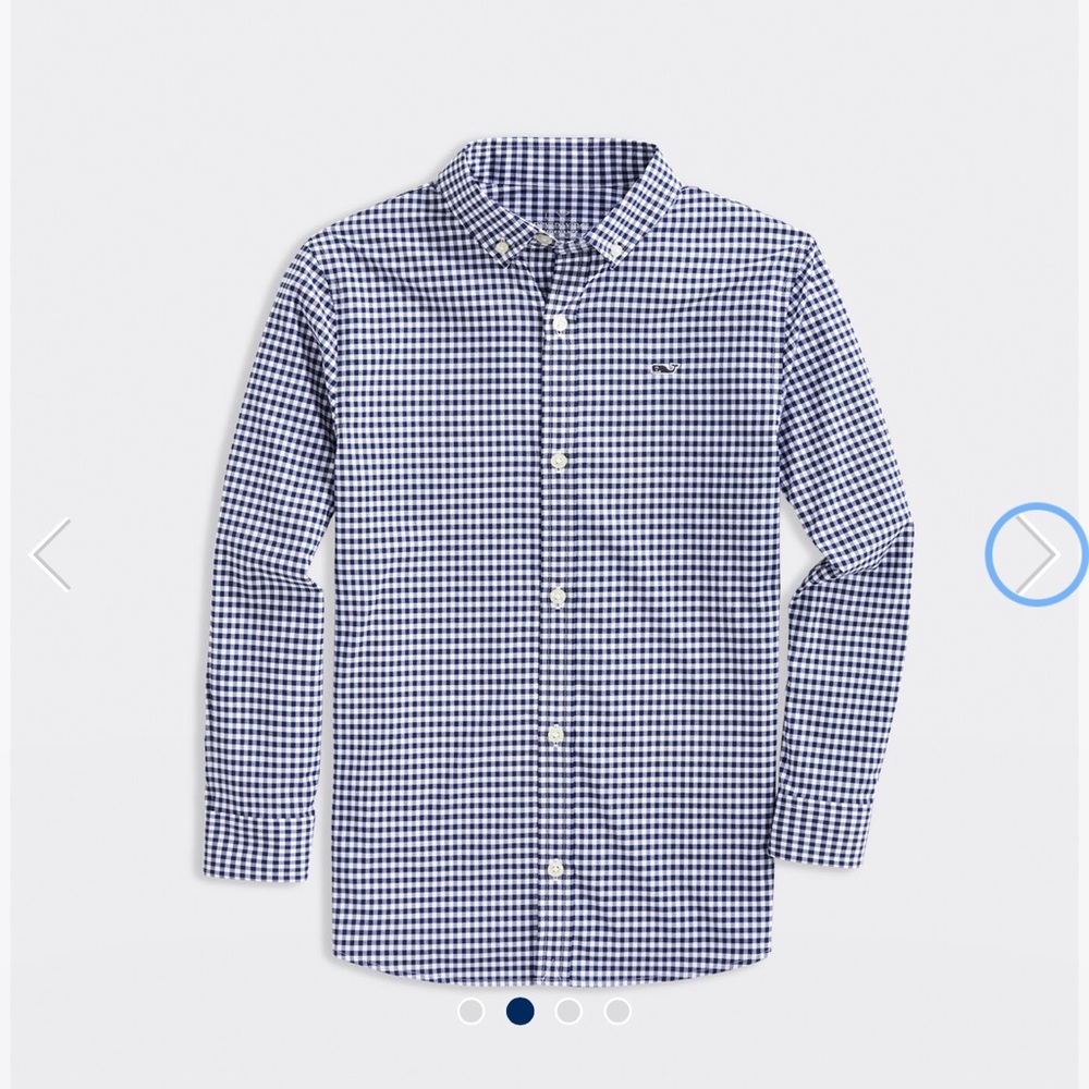 Vineyard Vines Classic Fit Gingham Performance 18